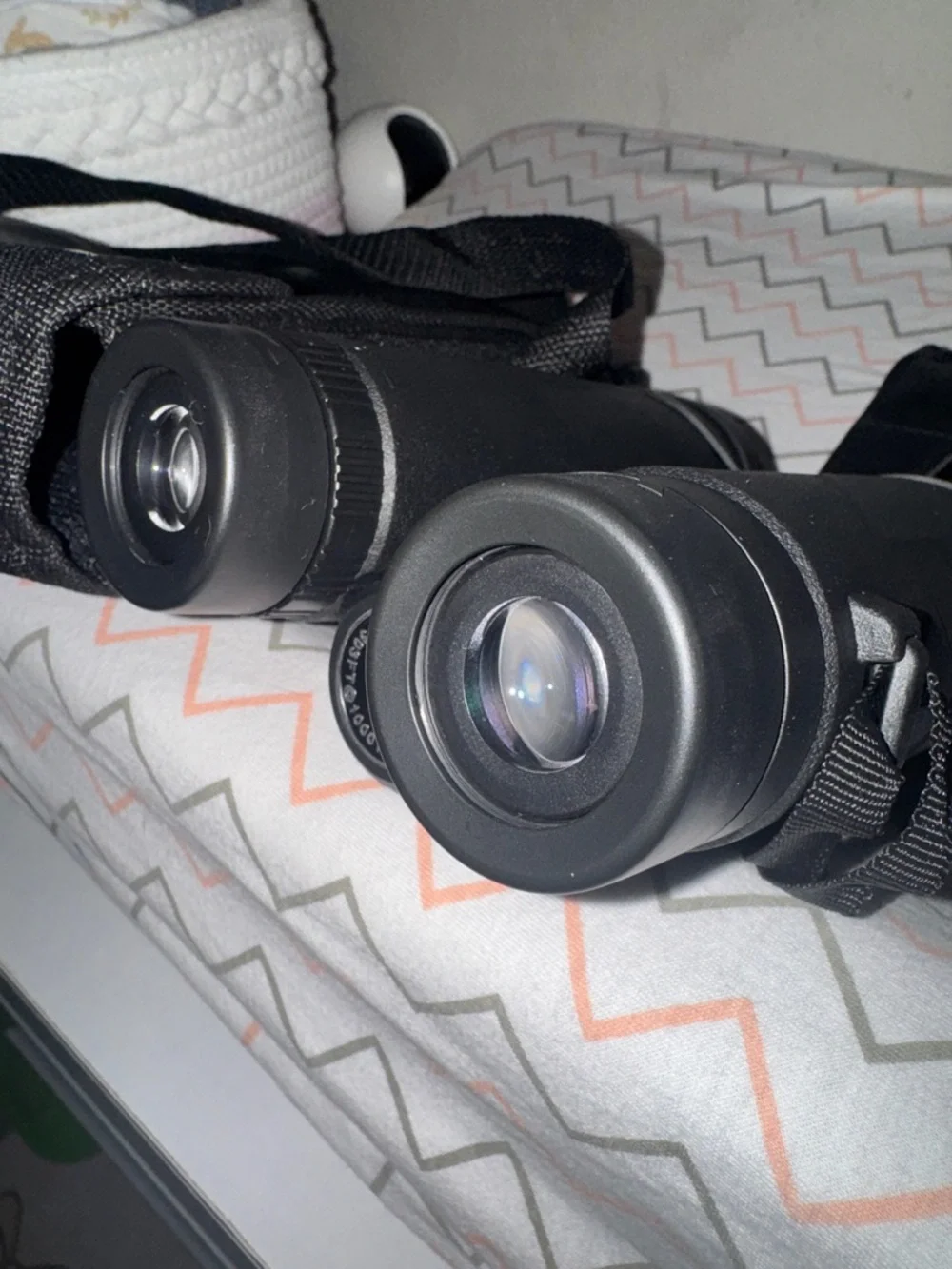 Compact Black Binoculars for Travel and Outdoor Use